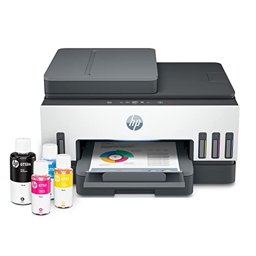 HP Smart Tank 790 WiFi Duplex Hi-Capacity Tank Printer with Magic Touch Panel with ADF, auto Ink & Paper Sensor (up to 12K Black or 8K Color Pages of Ink)