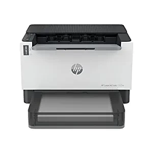 HP Laserjet Tank 1020w Printer for Business & Home, Mess-Free 15 Sec Toner Reload, Lowest Cost/Page for B&W Prints, Compact, Dual Band Wi-Fi, Smart Guided Buttons, Print+Copy+Scan from Phone.